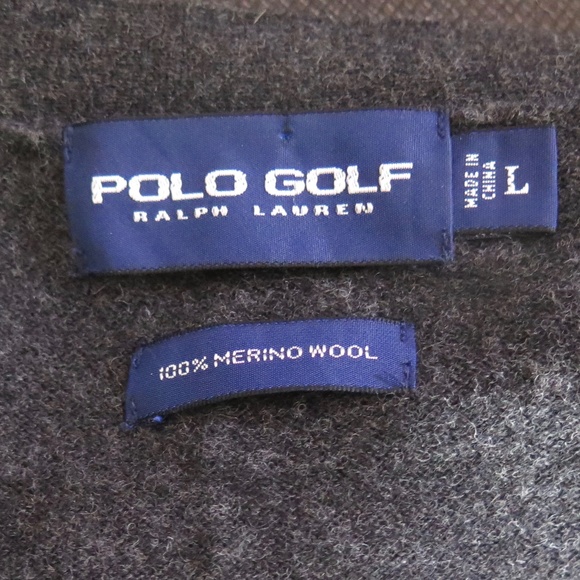 Polo Golf Merino Cardigan, Glen Check Pattern - Picture 9 of 12